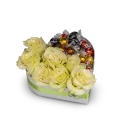 Květinový box s mixem čokolád